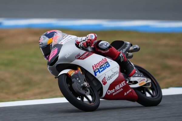 Pratama sur sa Honda lors du GP d’Australie Moto3.