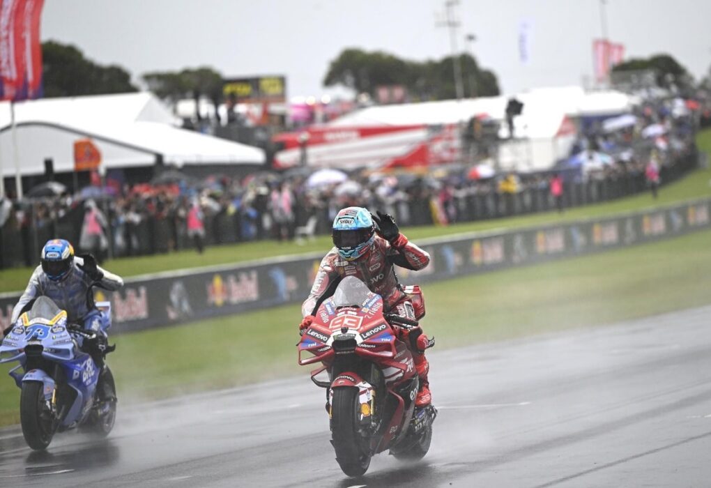 Marc Márquez sur sa Ducati lors du week-end MotoGP à Phillip Island.