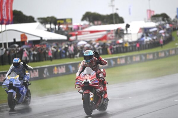 Marc Márquez sur sa Ducati lors du week-end MotoGP à Phillip Island.