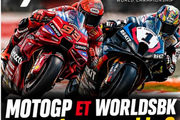 Motos de compétition sur le circuit Ricardo Tormo de Valence.