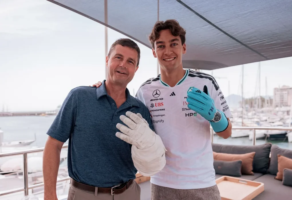 Reid Wiseman, ancien astronaute de la NASA et nouvel ambassadeur de l’écurie Mercedes en F1.