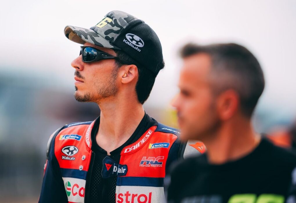 Joan Mir et Luca Marini, les deux pilotes de l’équipe Honda HRC en MotoGP.