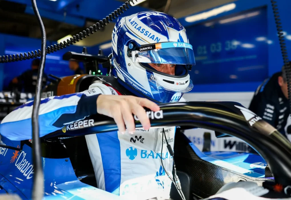 Luke Browning, pilote de réserve Williams engagé en EL1 au Mexique et au Brésil.