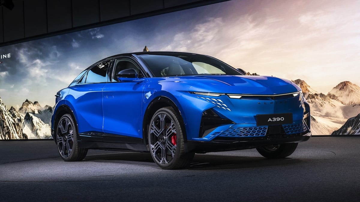 Le SUV électrique Alpine A390, dont la production est assurée à Dieppe.