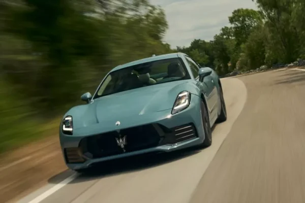 La Maserati GranTurismo Folgore, grand coupé électrique du constructeur italien.