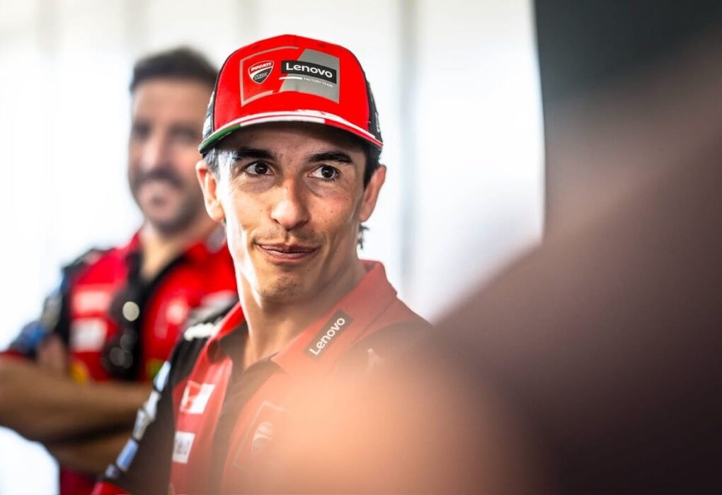 Marc Marquez sur sa Ducati à l’approche du GP de Malaisie à Sepang.