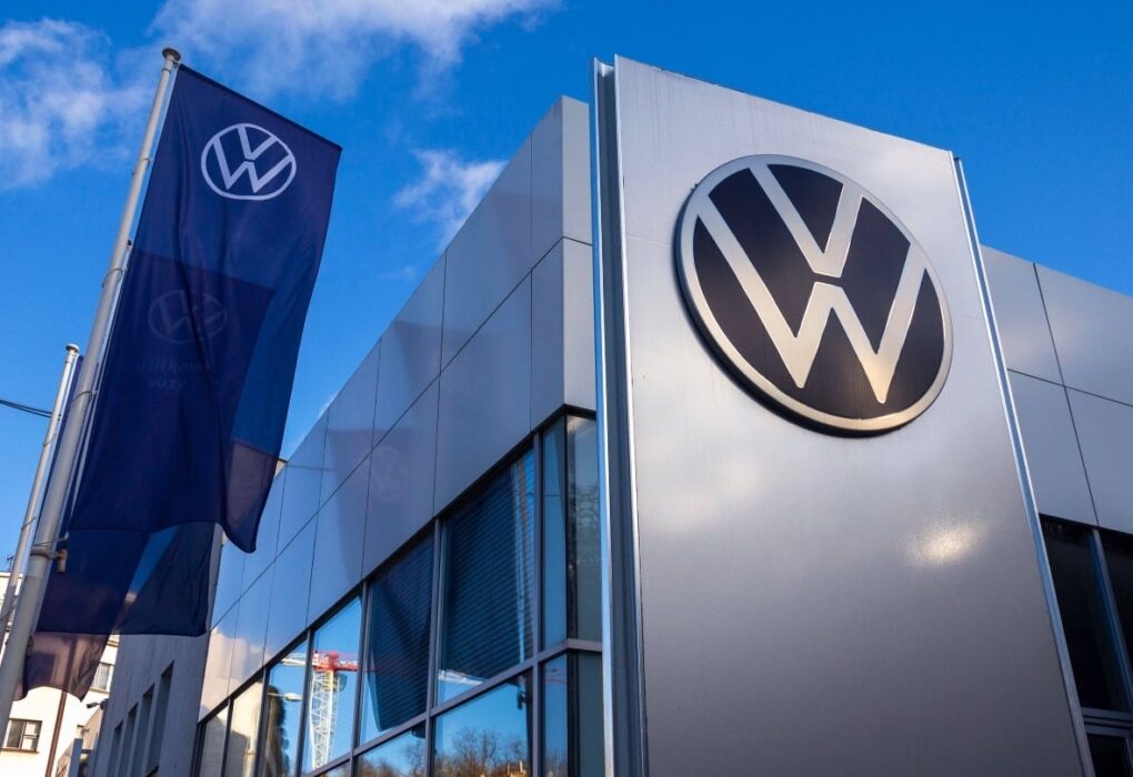 Logo Volkswagen, constructeur dont le groupe publie ses résultats financiers du troisième trimestre 2026.