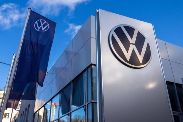 Logo Volkswagen, constructeur dont le groupe publie ses résultats financiers du troisième trimestre 2026.