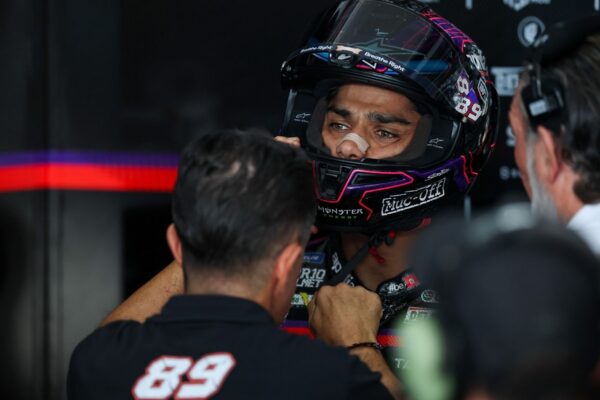 Jorge Martin en piste à Sepang lors du Grand Prix de Malaisie de MotoGP.