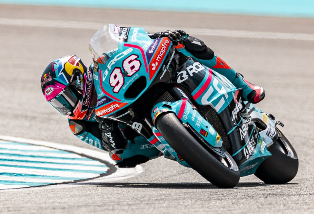 Daniel Holgado, auteur de la pole position en Moto2 au Grand Prix de Malaisie.