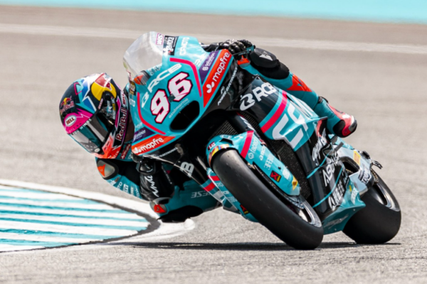 Daniel Holgado, auteur de la pole position en Moto2 au Grand Prix de Malaisie.