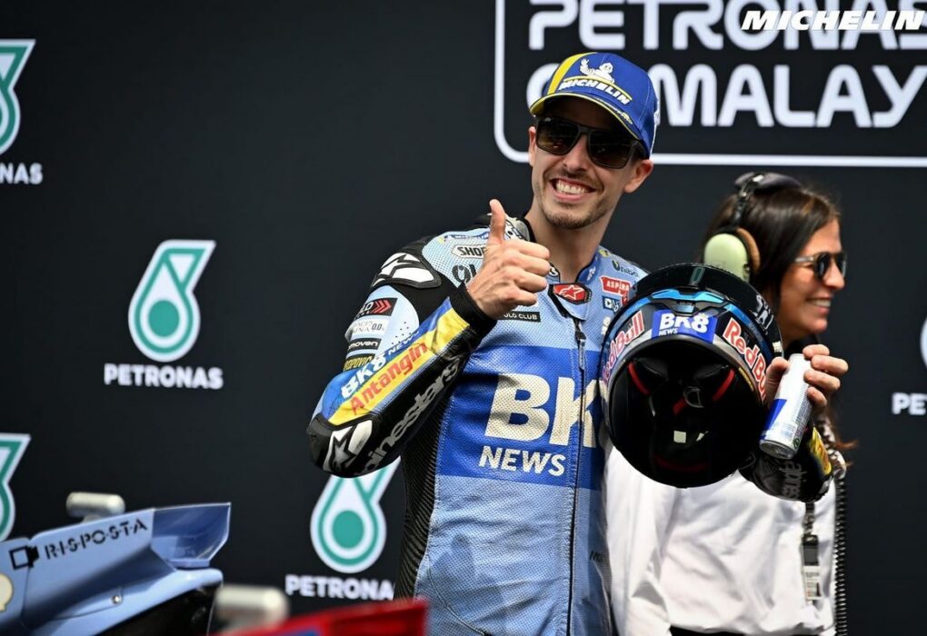 Alex Márquez au guidon de sa Ducati Gresini lors du GP de Malaisie.