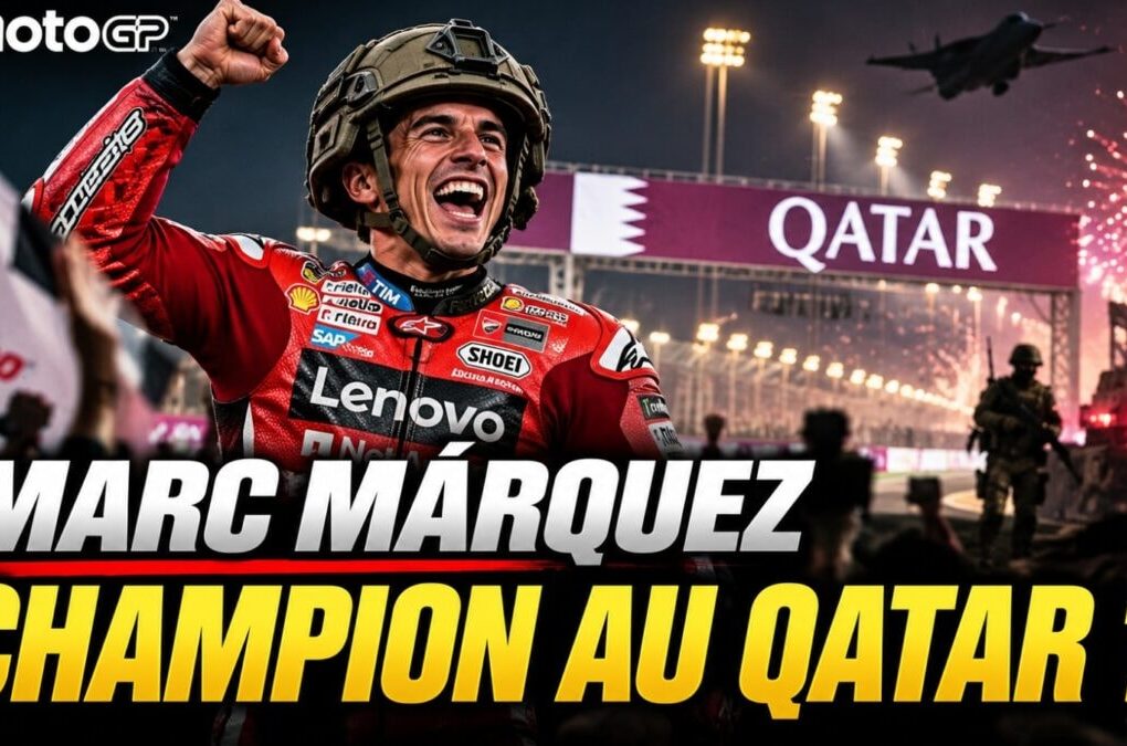 Marc Márquez au guidon de sa Ducati en MotoGP.