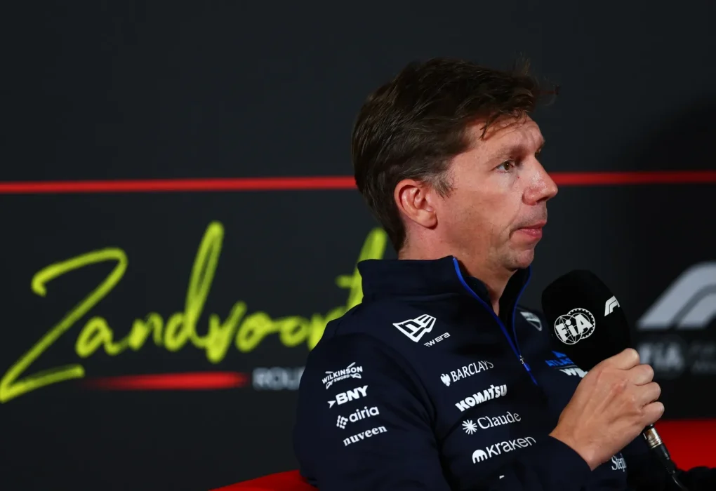 James Vowles lors d’une conférence de presse de la FIA au Mexique.
