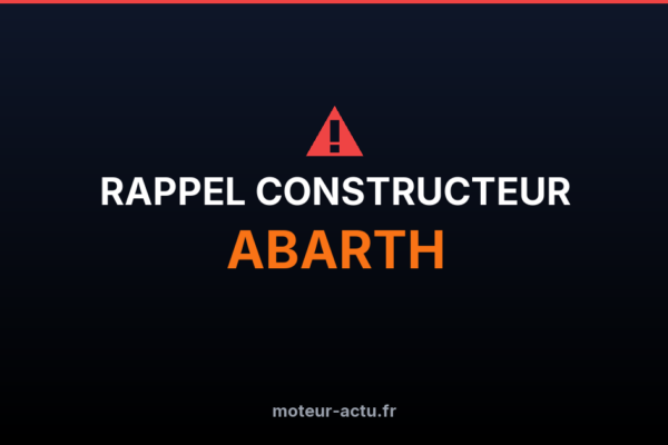 Rappel constructeur Abarth