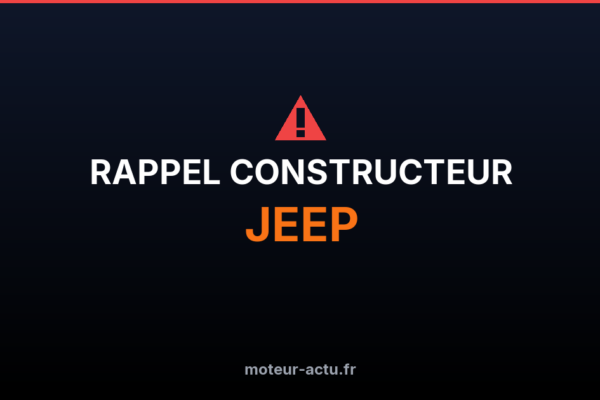 Rappel constructeur Jeep