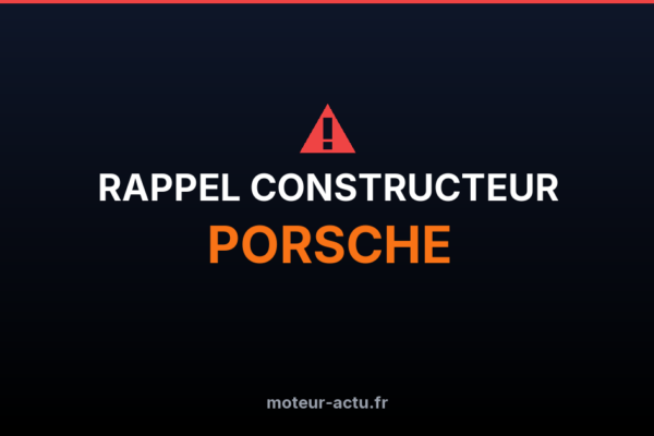 Rappel constructeur Porsche